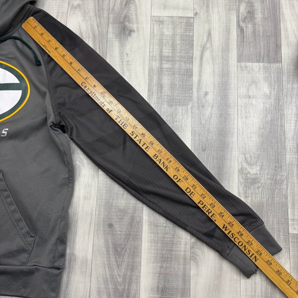 ✅Boys L Green Bay Packers Hoodie Lot of 2 *Youth L & Mens S* Pullover Sweatshirt - Picture 7 of 13